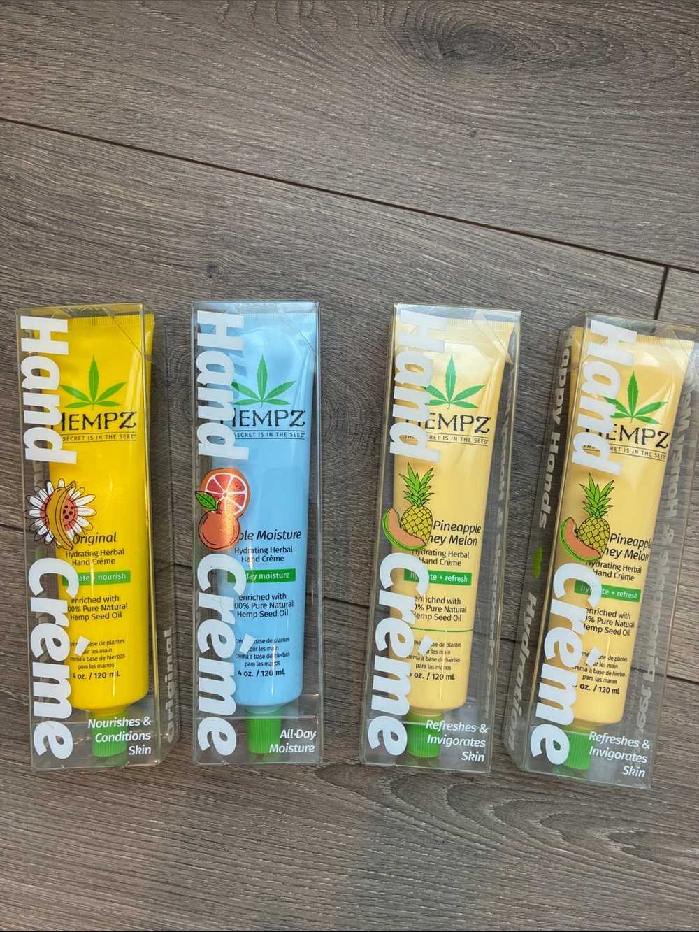 Hempz Original, Triple Moisture and Sweet Pineapple & Honey Melon Hand Creme